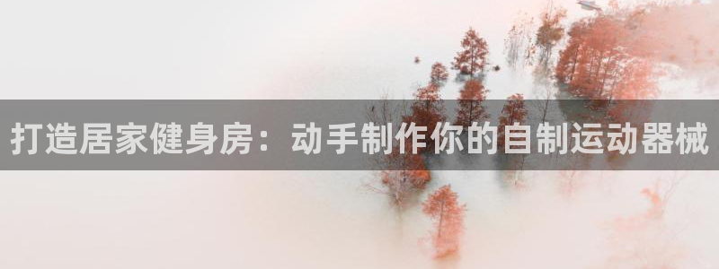 尊龙d88现金旧版本：打造居家健身房：动手制作你的自