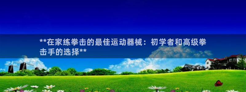 kb88凯时唯一官网注册：**在家练拳击的最佳运动器