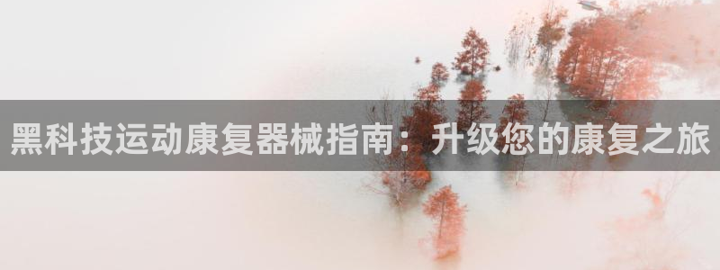 尊龙网址是选访问zd207：黑科技运动康复器械指南：