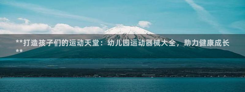 凯时官网：**打造孩子们的运动天堂：幼儿园运动器械大