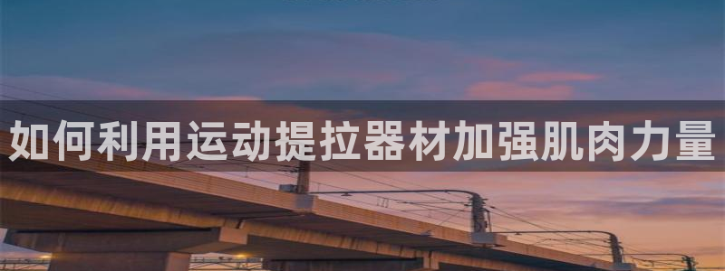尊龙凯时正规吗：如何利用运动提拉器材加强肌肉力量