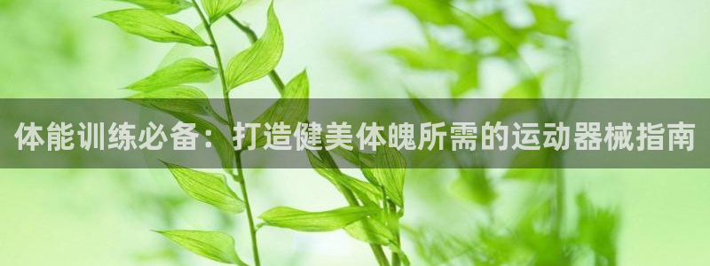 尊龙凯时投诉最狠的方法：体能训练必备：打造健美体魄所