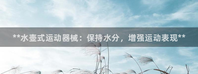 尊龙人生就是博菲律宾台子：**水壶式运动器械：保持水分，增强