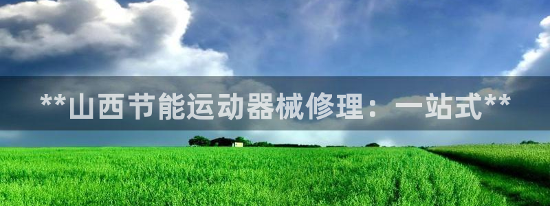 尊龙软件下载：**山西节能运动器械修理：一站式**