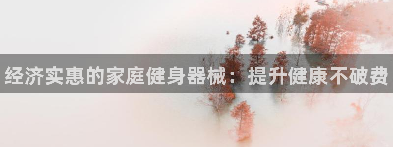 尊龙d88手机登录免费下载：经济实惠的家庭健身器械：